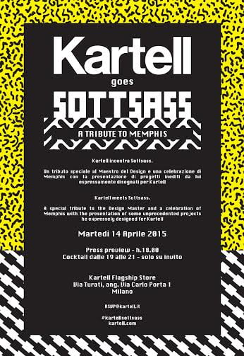 Kartell goes Sottsass